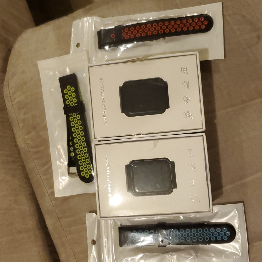 Health tracker watch bundle